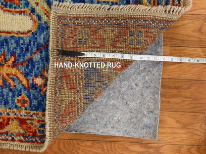 Tribal Tribal hand-knotted wool rug in Ivory, 5' x 6'7", SKU O078867 (view 5)