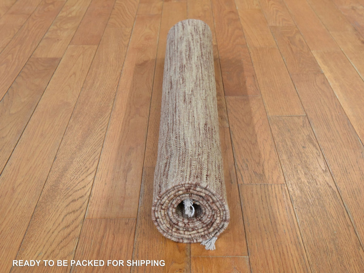 Kilim Flatweave hand-knotted wool runner in Brown, 2'6" x 6'5", SKU O078871 (view 7)