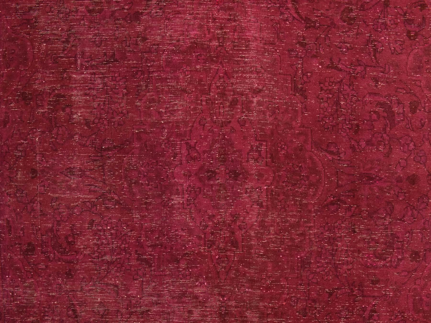 Persian Vintage hand-knotted wool rug in Overdyed, 6'4" x 10', SKU O078877 (view 5)