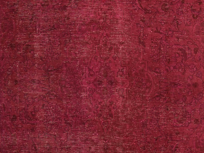 Persian Vintage hand-knotted wool rug in Overdyed, 6'4" x 10', SKU O078877 (view 5)