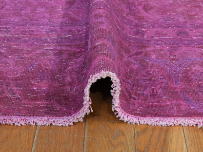 Persian Vintage hand-knotted wool rug in Overdyed, 6'4" x 10', SKU O078877 (view 9)