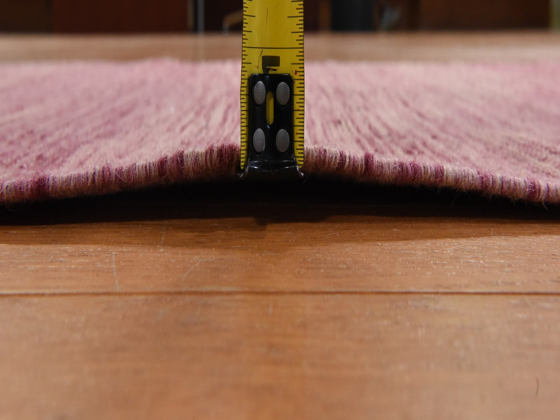 Kilim Flatweave hand-knotted wool runner in Pink, 2'8" x 10', SKU O078882 (view 6)