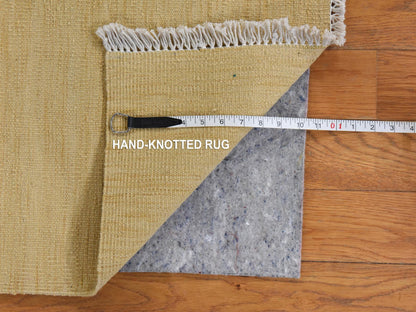 Kilim Flatweave hand-knotted wool runner in Brown, 2'5" x 6'3", SKU O078883 (view 5)