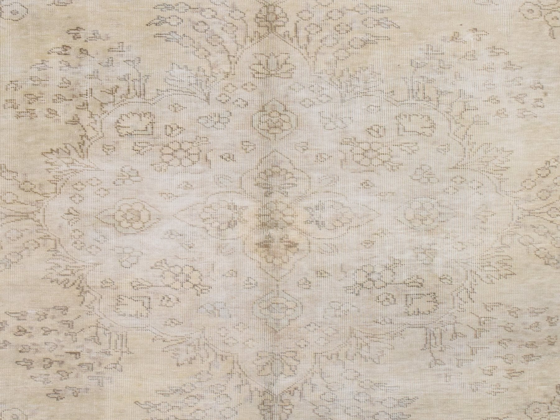 Persian White Wash Vintage & Silver Wash hand-knotted wool rug in Ivory, 6'3" x 9'5", SKU O078884 (view 5)
