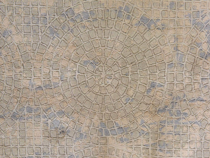 Modern / Contemporary hand-knotted wool/silk rug in Beige, 3' x 5', SKU O078886 (view 3)