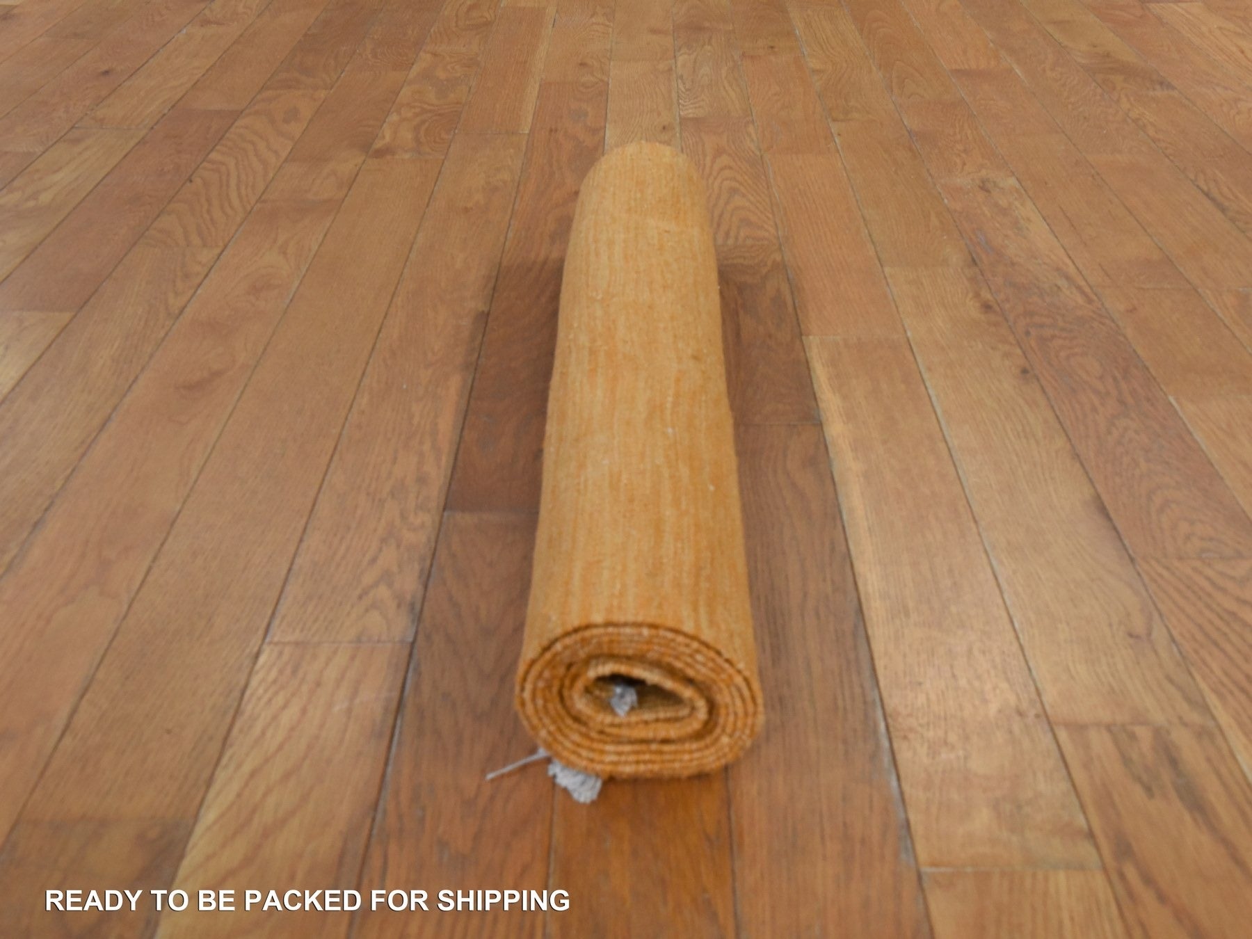 Kilim Flatweave hand-knotted wool runner in Orange, 2'6" x 6'8", SKU O078889 (view 7)