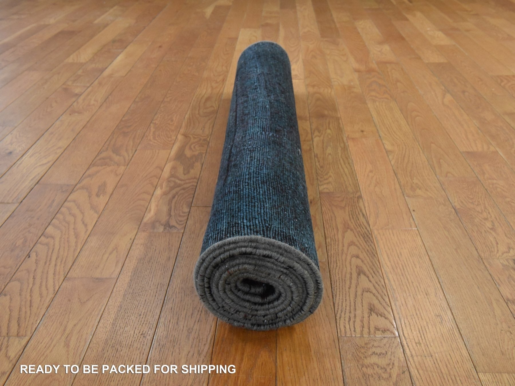 Malayer Vintage hand-knotted wool runner in Overdyed, 3'6" x 9'1", SKU O078890 (view 7)
