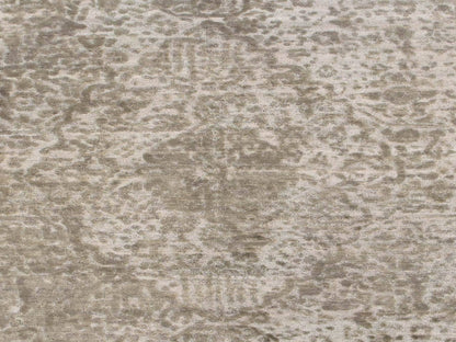 Persian Transitional hand-knotted wool/silk rug in Gray, 6' x 9', SKU O078901 (view 5)