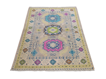 Kazak Kazak hand-knotted wool rug in Brown, 3'3" x 5', SKU O078907
