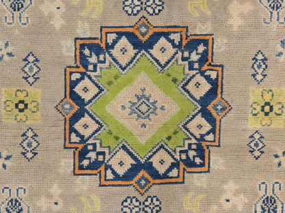 Kazak Kazak hand-knotted wool rug in Brown, 3'3" x 5', SKU O078907 (view 3)