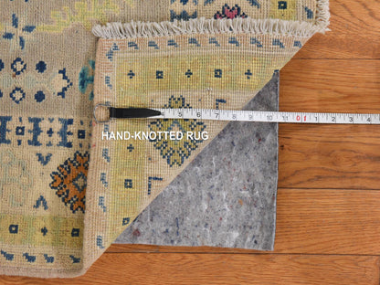 Kazak Kazak hand-knotted wool rug in Brown, 3'3" x 5', SKU O078907 (view 5)