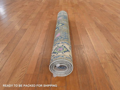 Kazak Kazak hand-knotted wool rug in Brown, 3'5" x 4'10", SKU O078908 (view 7)