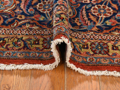 Persian Antique hand-knotted wool rug in Red, 10' x 16'8", SKU O078911 (view 9)