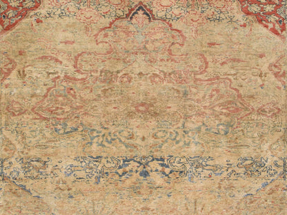 Persian Antique hand-knotted wool rug in Beige, 4'3" x 6'8", SKU O078914 (view 3)