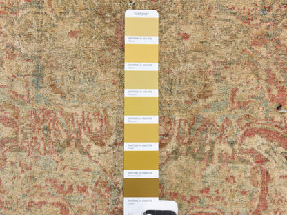 Persian Antique hand-knotted wool rug in Beige, 4'3" x 6'8", SKU O078914 (view 4)