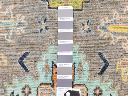 Kazak Kazak hand-knotted wool rug in Gray, 3'3" x 5', SKU O078918 (view 4)