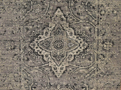 Persian Transitional hand-knotted wool/silk rug in Gray, 3'1" x 5'1", SKU O078922 (view 3)