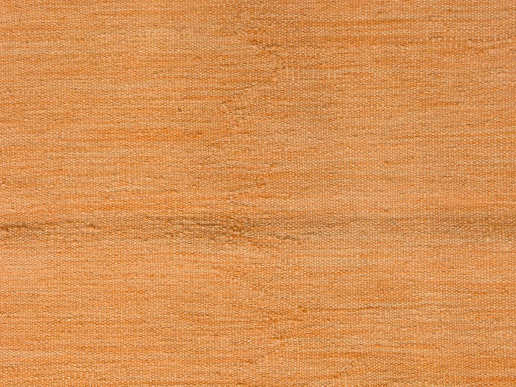 Kilim Flatweave hand-knotted wool rug in Orange, 2'8" x 3'8", SKU O078927 (view 3)