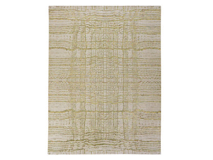 Maharaja hand-knotted wool/silk rug in Gray, 9' x 11'7", SKU O078928
