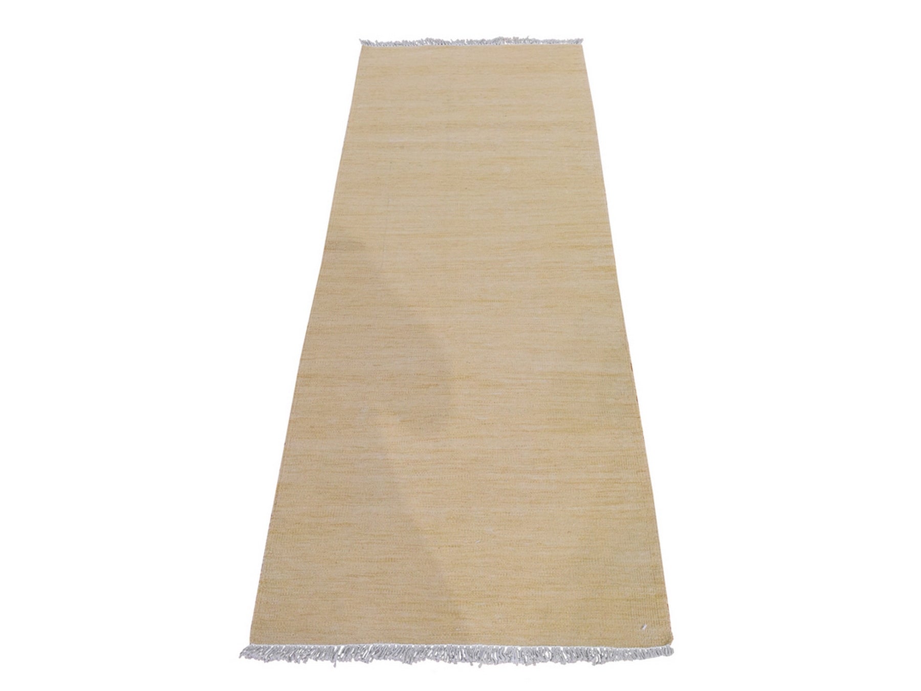Kilim Flatweave hand-knotted wool runner in Brown, 2'6" x 6'3", SKU O078930