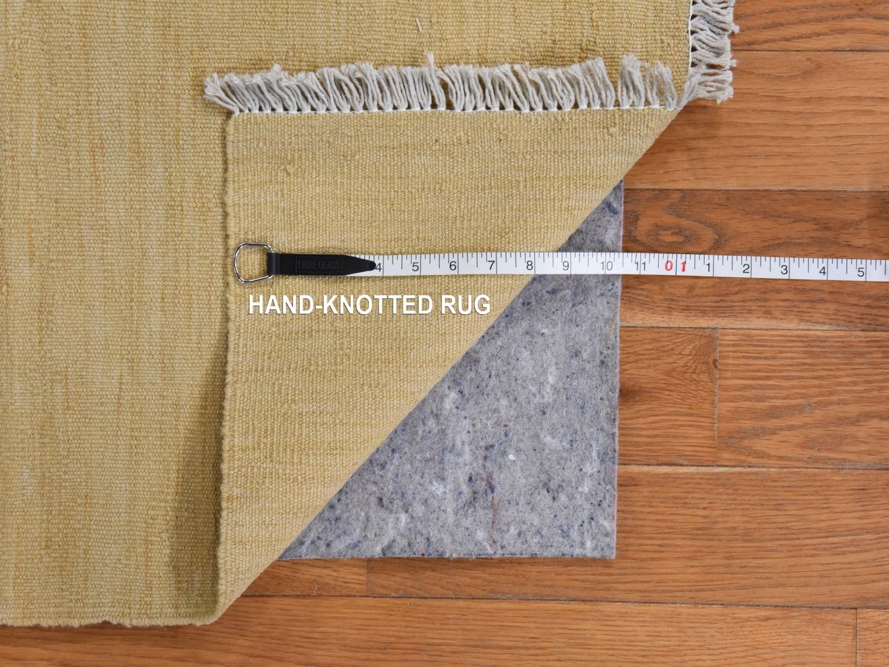 Kilim Flatweave hand-knotted wool runner in Brown, 2'6" x 6'3", SKU O078930 (view 5)