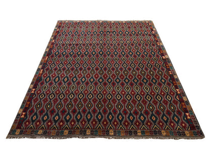 Baluch Tribal hand-knotted wool rug in Gray, 6'2" x 7'3", SKU O078936