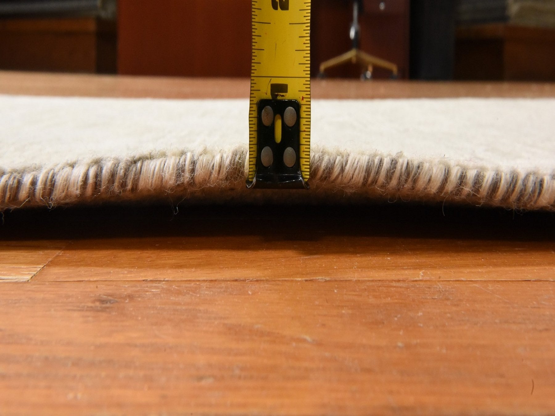 Modern / Contemporary hand-knotted wool runner in Gray, 2'6" x 8', SKU O078943 (view 6)