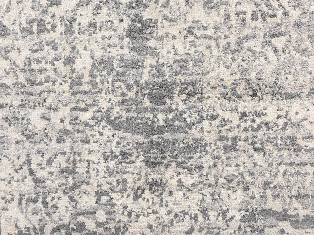 Persian Transitional hand-knotted wool/silk rug in Gray, 3' x 5'1", SKU O078951 (view 3)