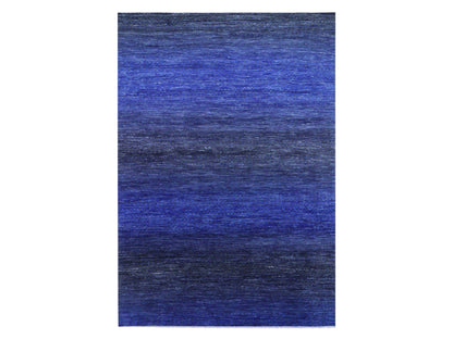 Blue 10'5" x 14'6" Modern and Contemporary Hand knotted Wool Rug - Sku: O079003