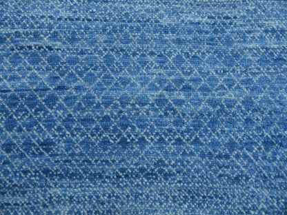 Blue 10'0" x 14'4" Modern and Contemporary Hand knotted Wool Rug - Sku: O079180