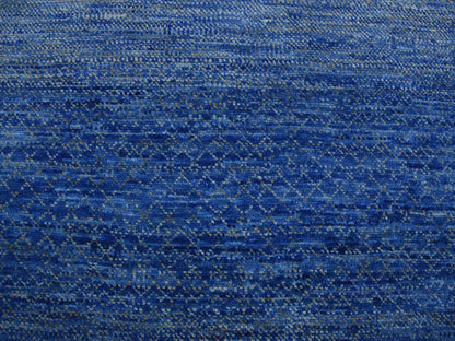 Blue 10'3" x 14'4" Modern and Contemporary Hand knotted Wool Rug - Sku: O079181