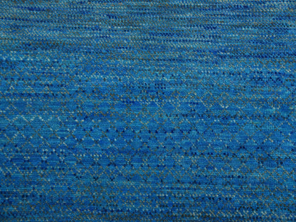 Blue 8'2" x 10'0" Modern and Contemporary Hand knotted Wool Rug - Sku: O079191