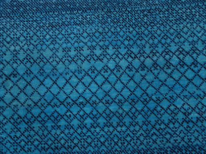Blue 9'0" x 11'7" Modern and Contemporary Hand knotted Wool Rug - Sku: O079233