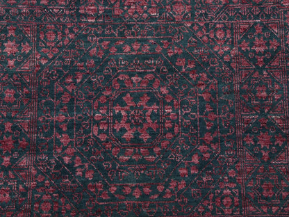 Green 8'0" x 9'9" Traditional Hand knotted Wool/Silk Rug - Sku: O079273