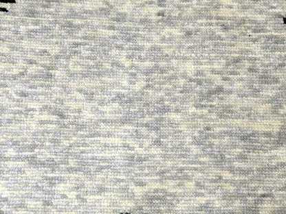 Grey 12'1" x 18'0" Modern / Contemporary Hand knotted Wool Rug - Sku: O079401