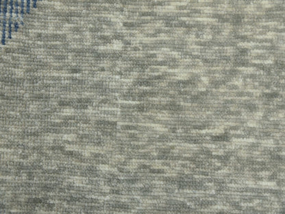 Green 8'2" x 10'4" Modern / Contemporary Hand knotted Wool Rug - Sku: O079418