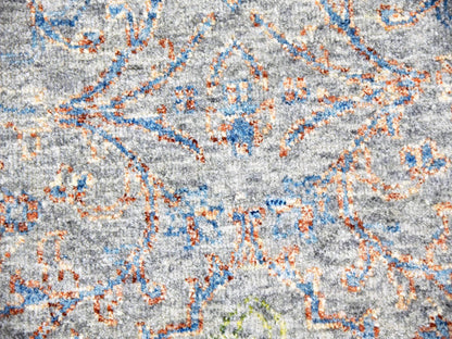 Green 10'0" x 14'0" Modern / Contemporary Hand knotted Wool Rug - Sku: O079442