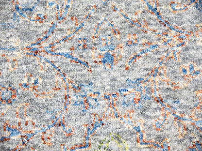 Green 12'0" x 18'0" Modern / Contemporary Hand knotted Wool Rug - Sku: O079449