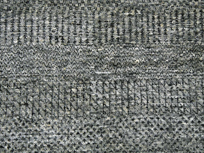Modern / Contemporary hand-knotted wool rug in Gray, 12'1" x 18'2" — SKU O079450 (view 8)
