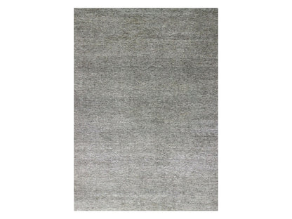 Modern / Contemporary hand-knotted wool rug in Gray, 12' x 15'1" — SKU O079451