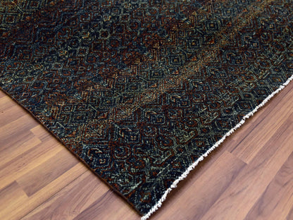 Brown 10'0" x 10'0" Modern / Contemporary Hand knotted Wool Rug - Sku: O079455