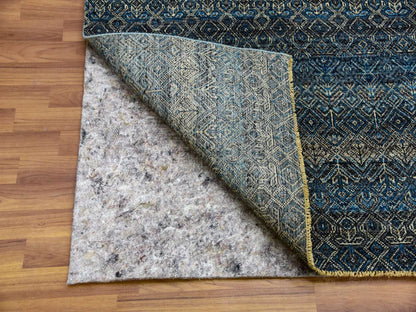 Blue 7'8" x 10'0" Modern and Contemporary Hand knotted Wool Rug - Sku: O079463