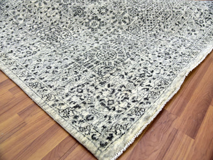 Mamluk Mamluk hand-knotted wool rug in Ivory, 6'1" x 9'3" — SKU O079473 (view 6)