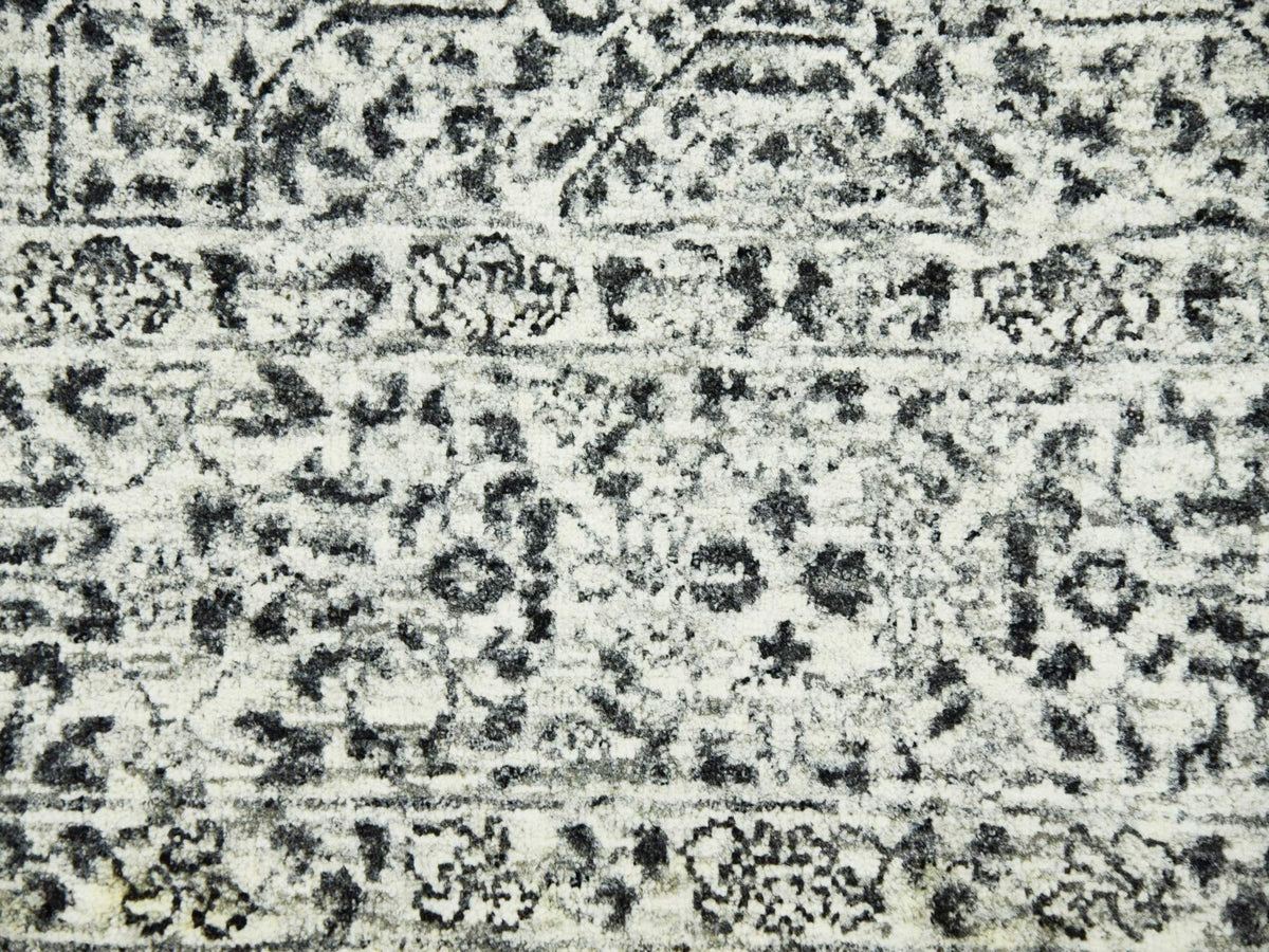 Mamluk Mamluk hand-knotted wool rug in Ivory, 6'1" x 9'3" — SKU O079473 (view 8)