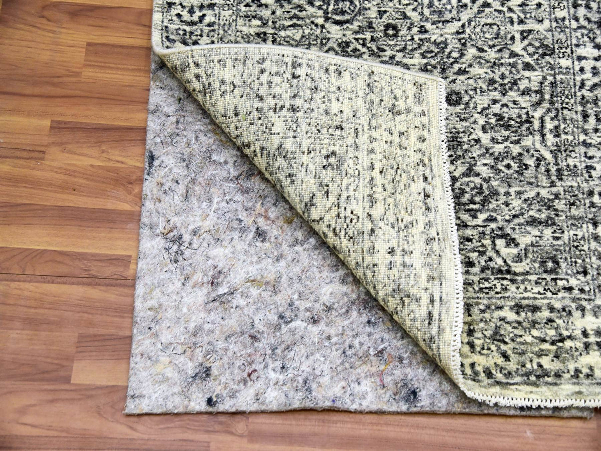 Mamluk Mamluk hand-knotted wool runner in Ivory, 2'7" x 6' — SKU O079502 (view 3)