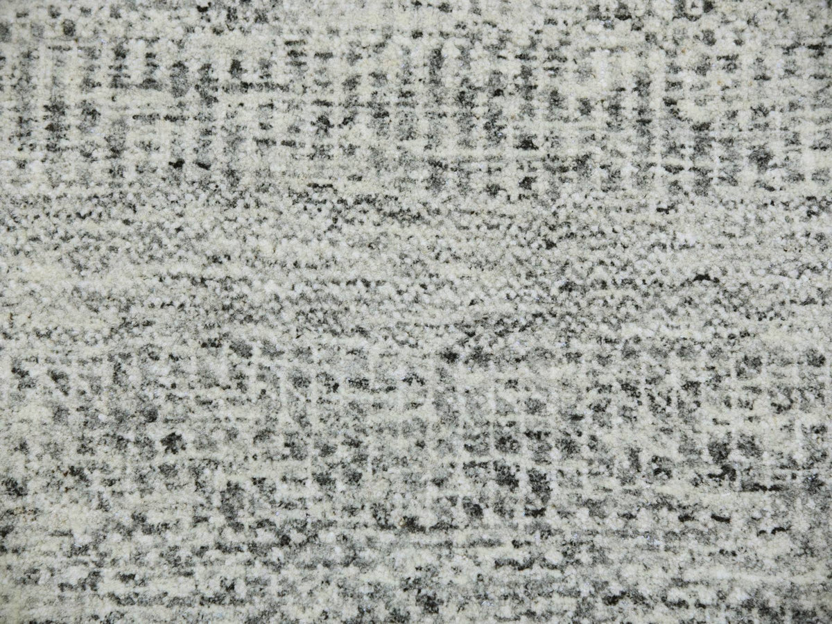Modern / Contemporary hand-knotted wool rug in Gray, 11'2" x 11'2" — SKU O079507 (view 8)