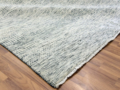 Modern / Contemporary hand-knotted wool rug in Gray, 13'11" x 18' — SKU O079510 (view 6)