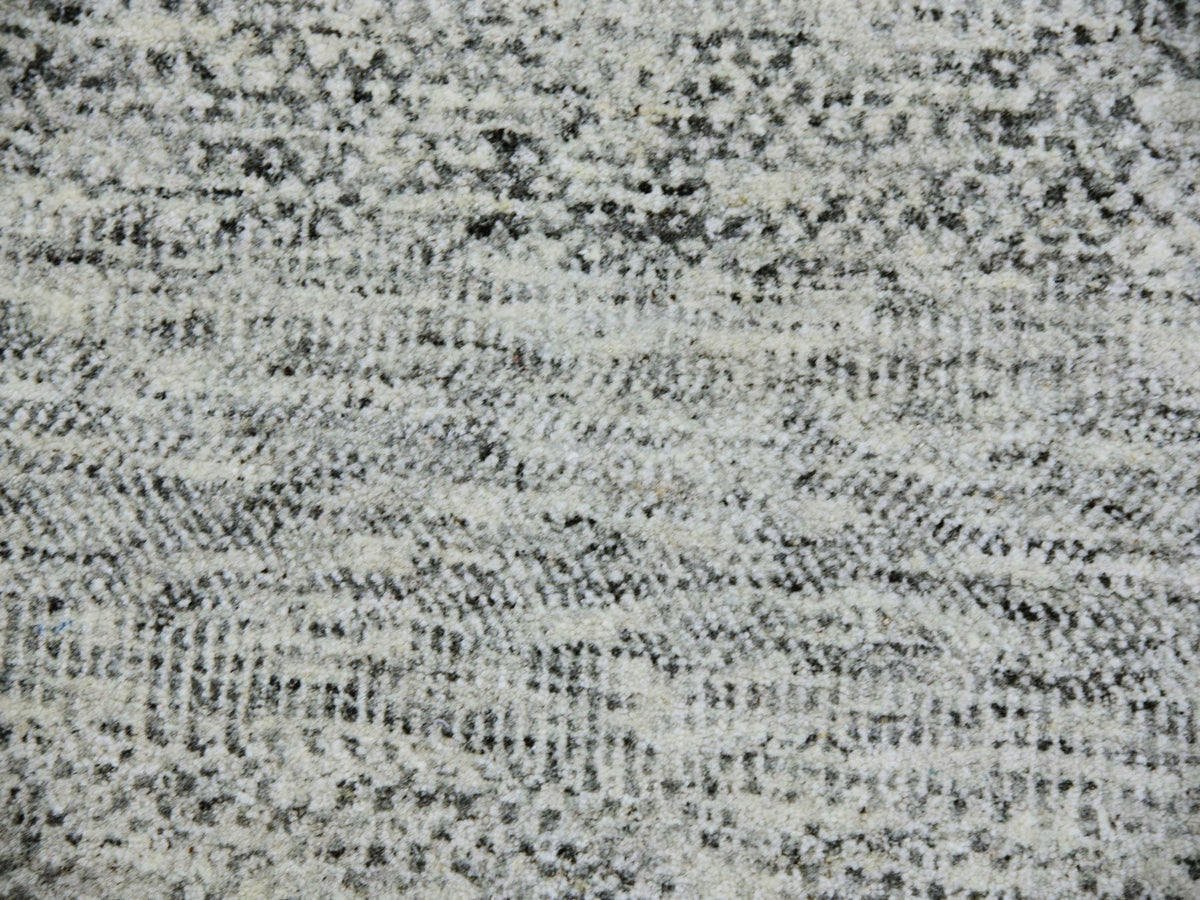 Modern / Contemporary hand-knotted wool rug in Gray, 13'11" x 18' — SKU O079510 (view 8)