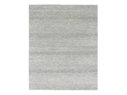 Grey 8'0" x 10'0" Modern and Contemporary Hand knotted Wool Rug - Sku: O079558