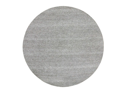 Modern / Contemporary hand-knotted wool rug in Gray, 11'2" x 11'2" — SKU O079584